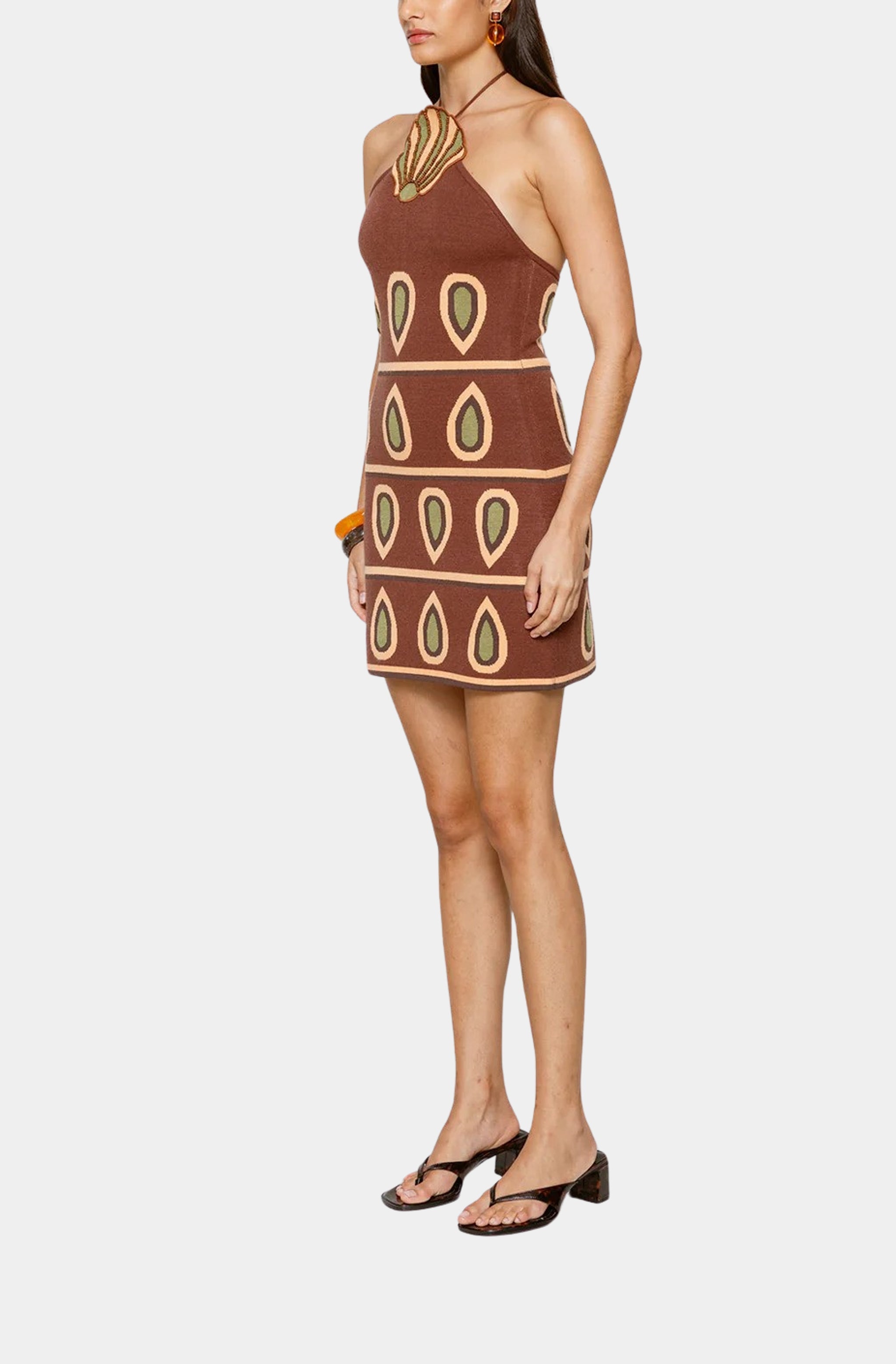 Concha Halter Mini Dress