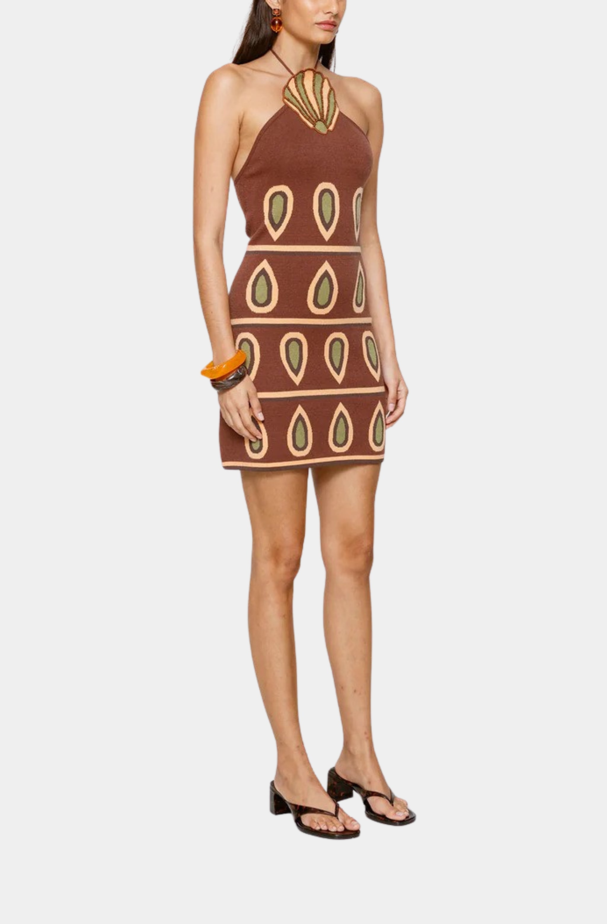 Concha Halter Mini Dress