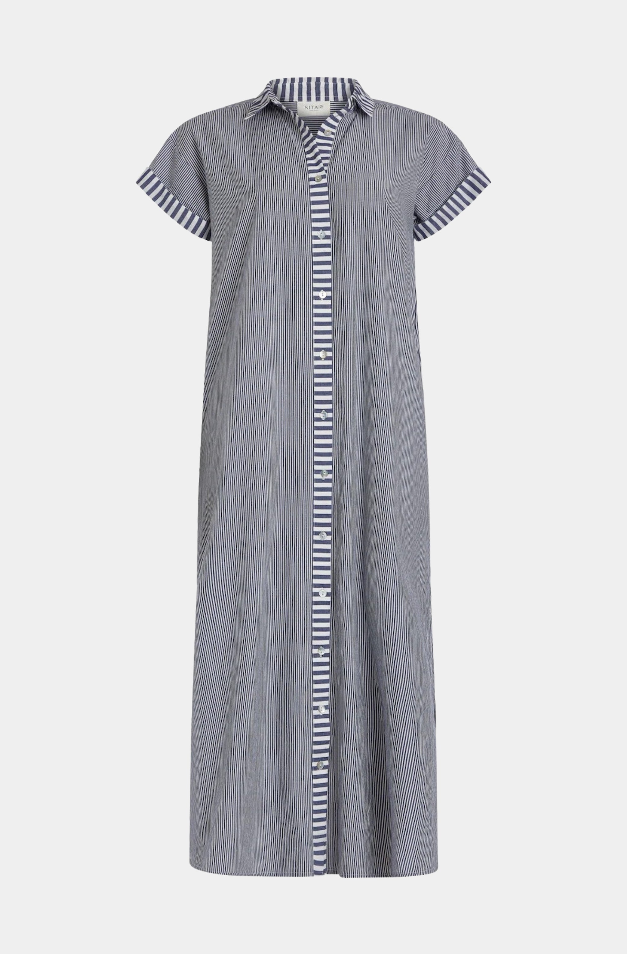 Riga Short Sleeve Midi Dress
