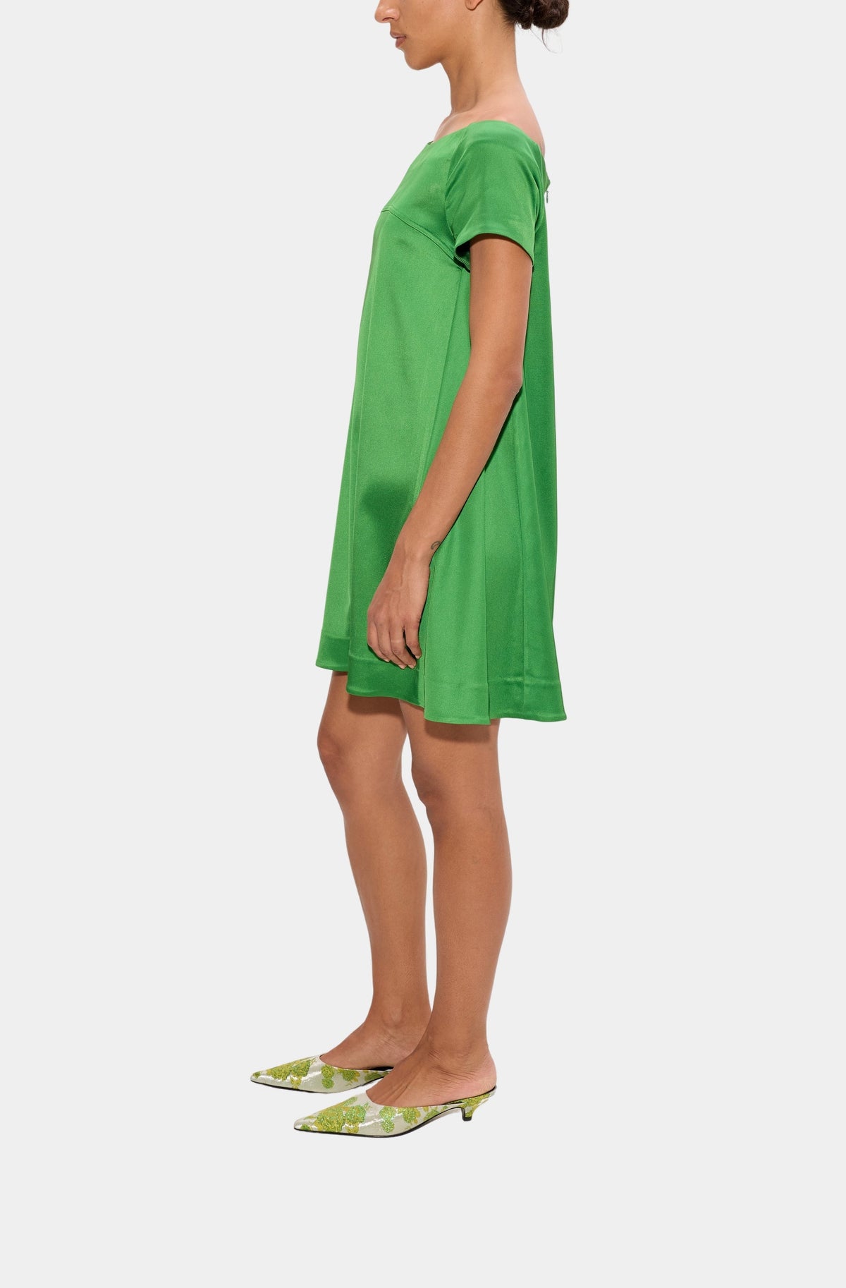 Taja Satin Mini Dress