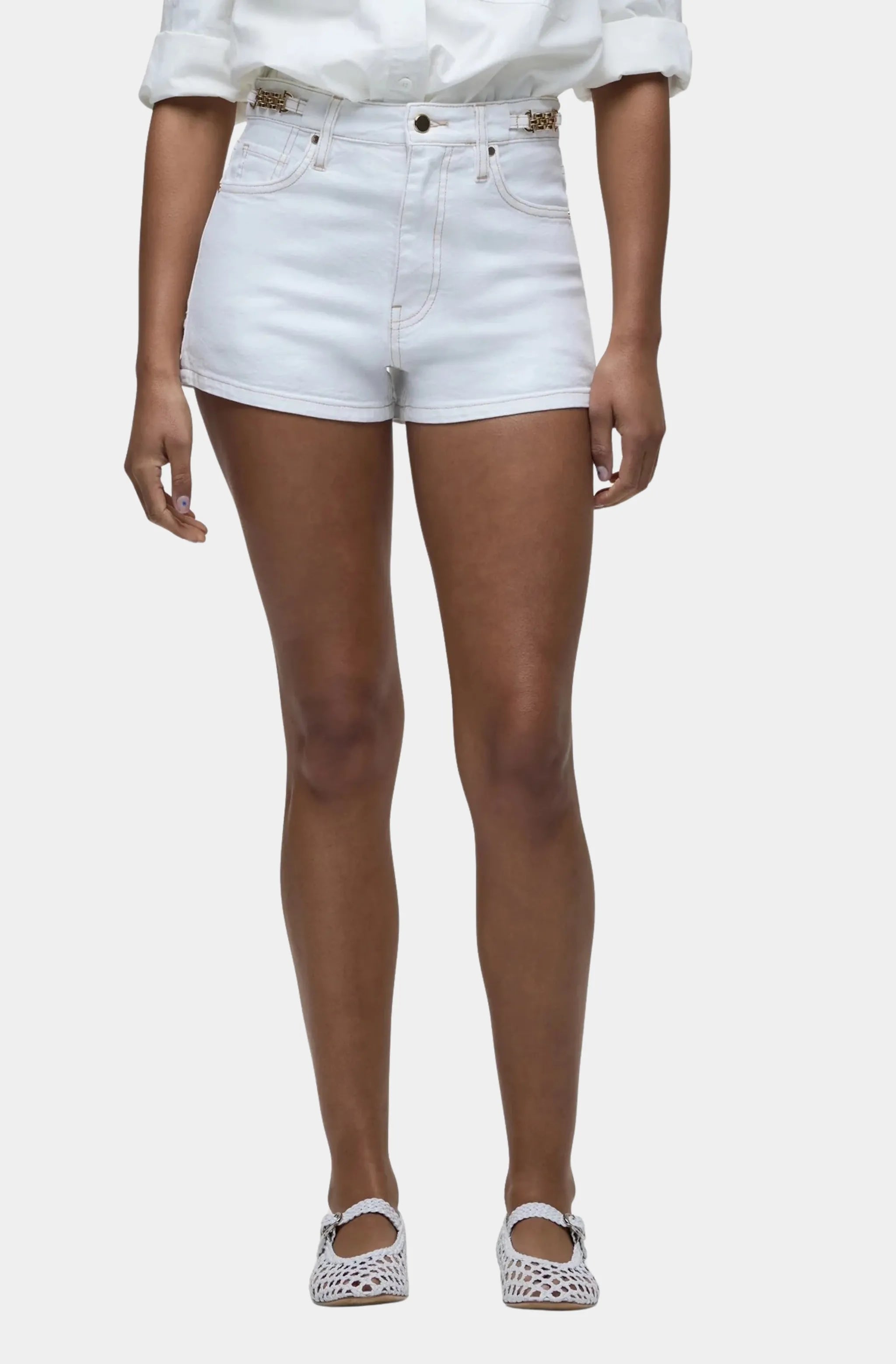 Harlow High-Rise Short W/ Accent Hardware